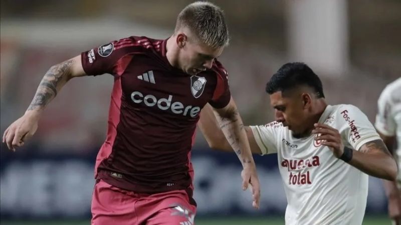 River venció 1-0 a Universitario, en Perú