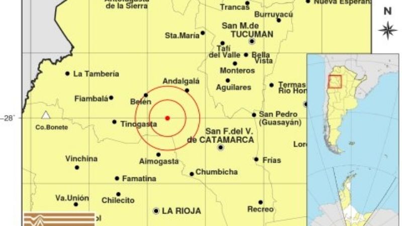 Sismo en el Oeste