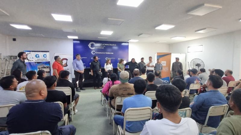 Comenzó en Andalgalá un curso clave para ingresar al sector de Minería