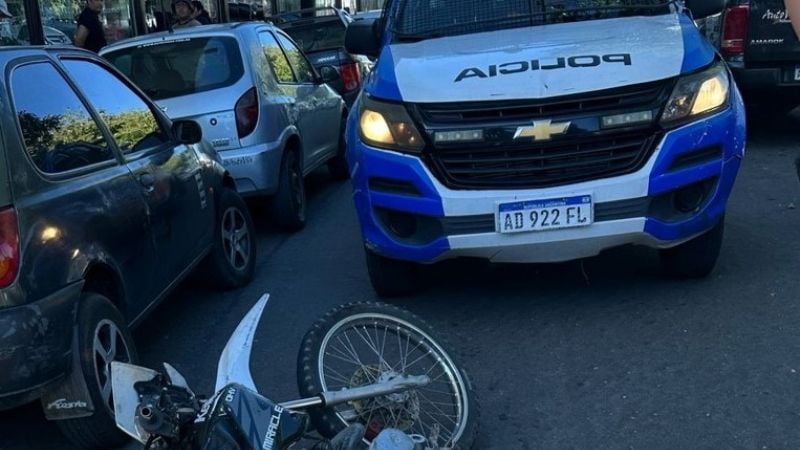 Persecución policial en el Oeste de la ciudad