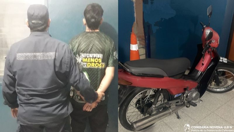 Secuestraron una moto tras una persecución