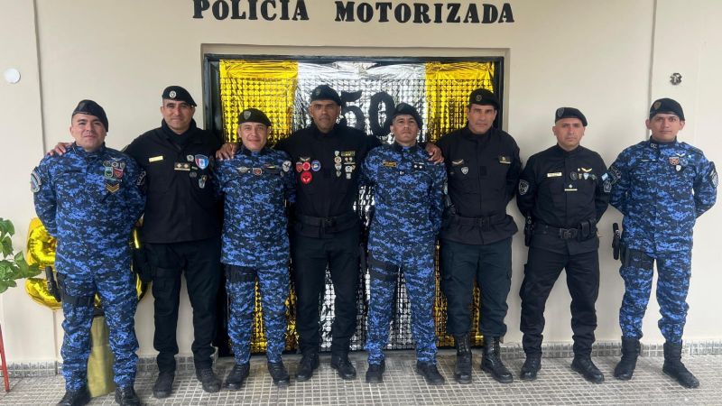 Catamarca en el 50° aniversario del Departamento Motorizado de La Rioja