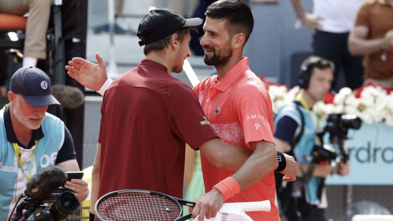 Rápida salida de Djokovic del Masters de Madrid