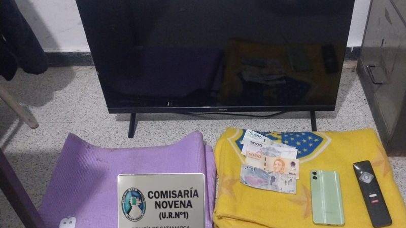 Recuperan objetos robados y aprehenden a dos sospechosos