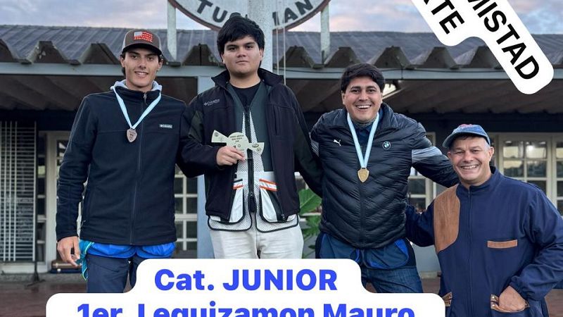 Podios “catas” en tiro a la hélice, en Tucumán