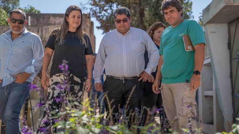 Valle Viejo avanza recuperación integral del cementerio municipal de Pozo el Mistol