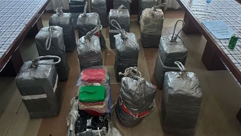 Hallaron 482 kilos de cocaína en un buque proveniente de Emiratos Árabes