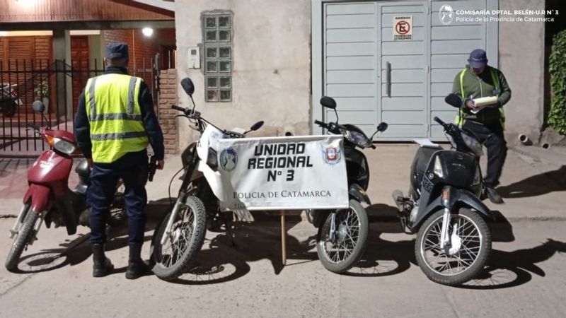 Informe policial con arrestos