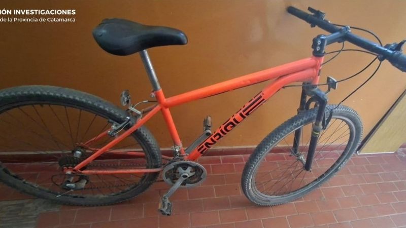Recuperan bicicleta robada