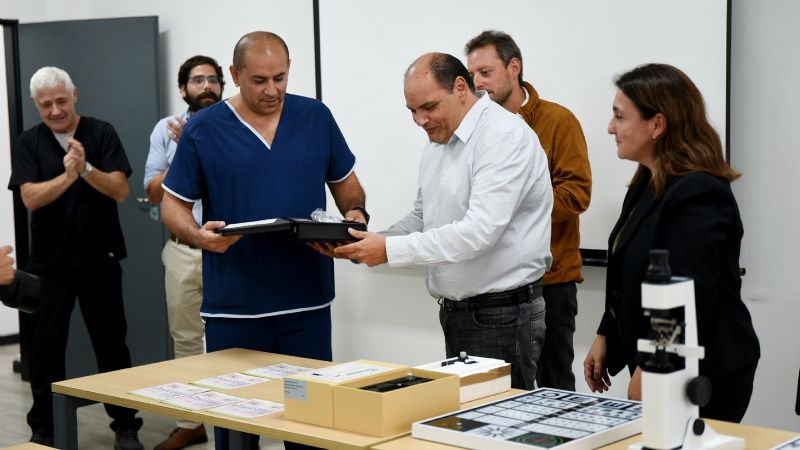 Entregaron equipamiento al Servicio de Oftalmología de Sanidad Municipal