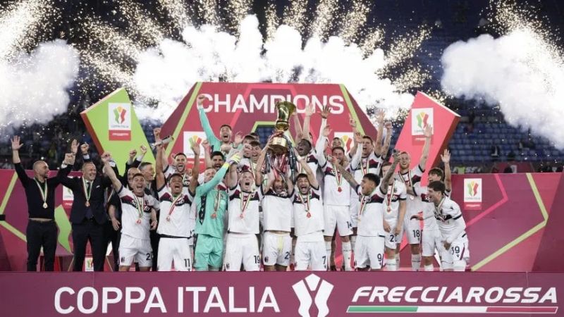 Bologna le ganó la Copa Italia al Milan