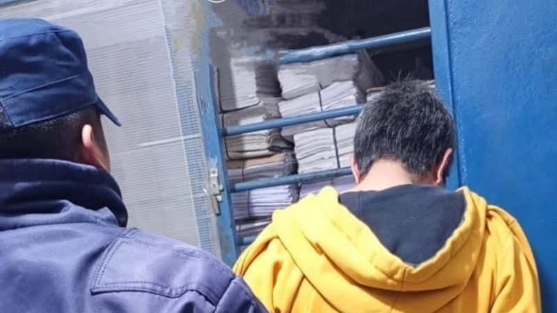 Tras una persecución aprehenden a un hombre