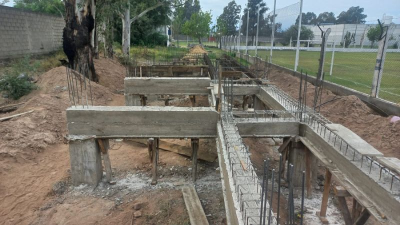 Tesorieri avanza con la Tribuna Norte, en su cancha