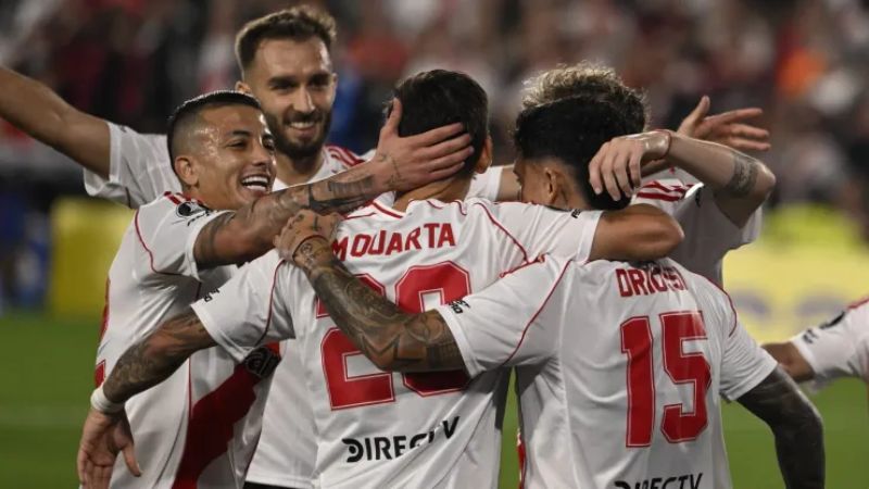 River jugó “al tenis”: 6 a 2