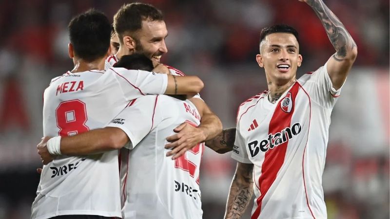River jugó “al tenis”: 6 a 2