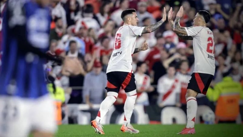 River jugó “al tenis”: 6 a 2