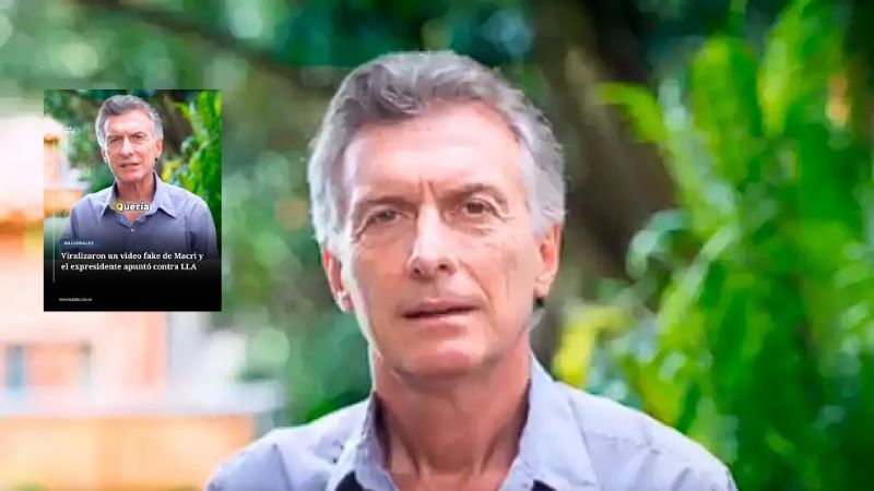 Macri denunció maniobra de LLA con su imagen