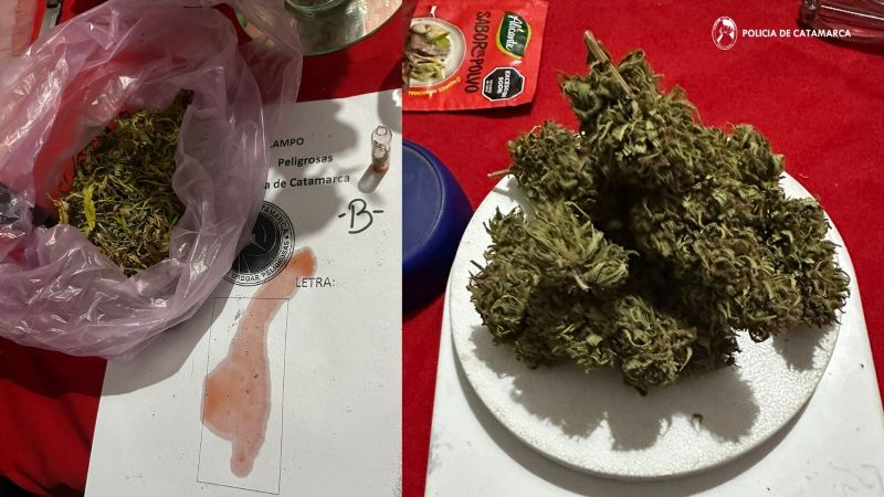 Allanan una vivienda por un robo y secuestran marihuana y ropa