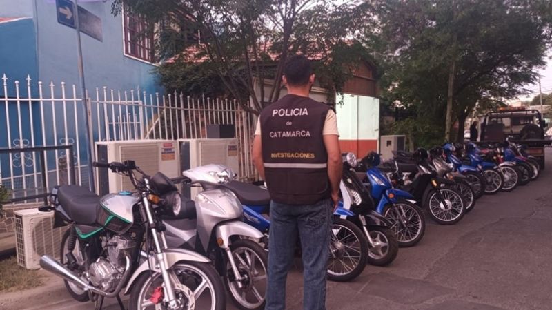 Recuperaron 21 motos robadas y esclarecieron millonario robo
