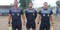 LA TERNA ARBITRAL de Carlos Jerez, Javier Carrizo y Diego Monasterio.