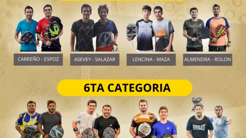 El Catamarca Pádel Tour juega sus instancias finales
