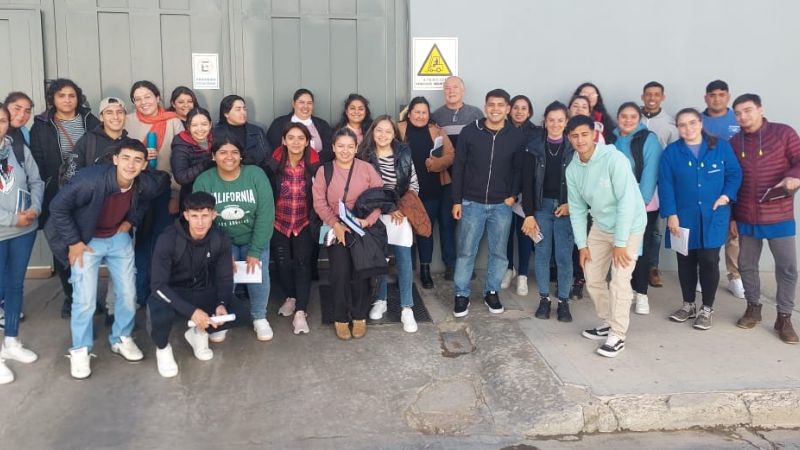 Estudiantes de Higiene y Seguridad hicieron una visita técnica a Confecat