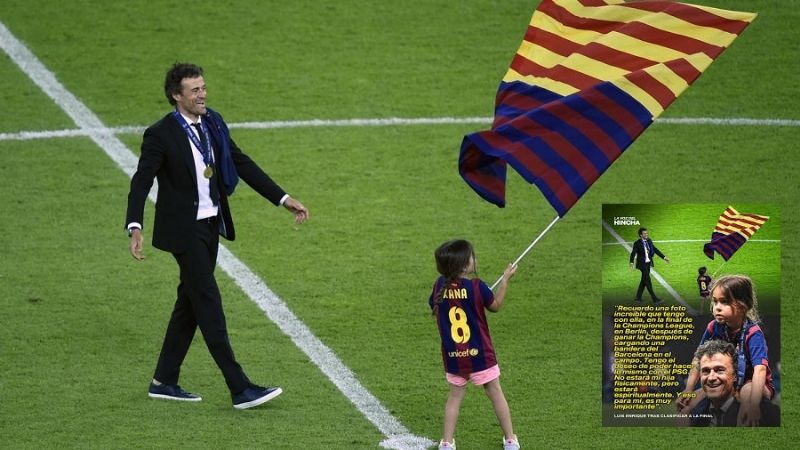 El homenaje a Xana, la hija de Luis Enrique