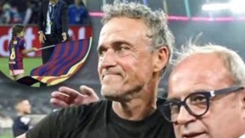 El homenaje a Xana, la hija de Luis Enrique