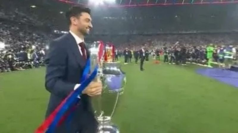 Pastore portó la Orejona con mensaje a Huracán…cábala?