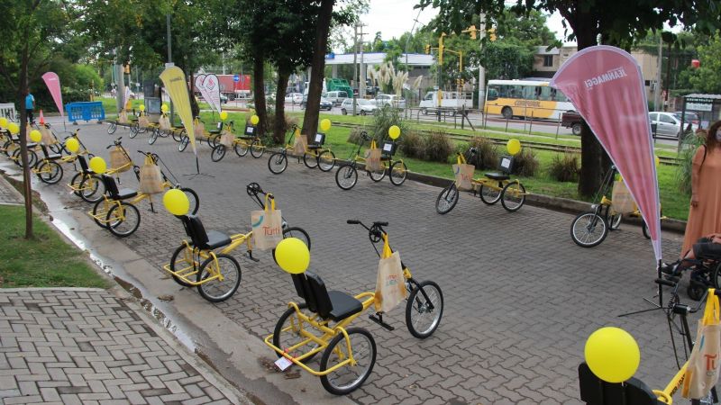 Fundación Jean Maggi entrega bicicletas adaptadas en Catamarca