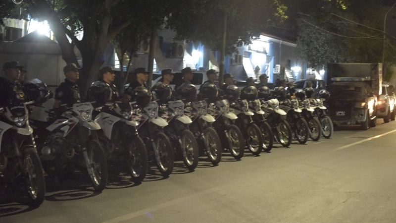 En megaoperativo la policía secuestró 16 motos