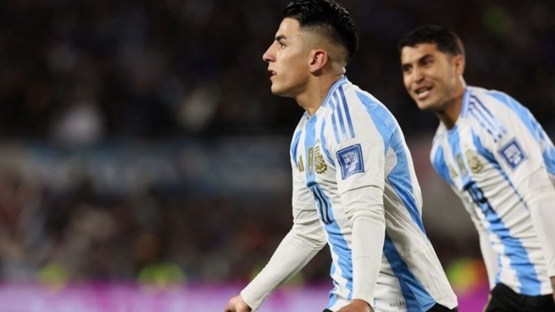 Thiago Almada salvó a Argentina ante Colombia