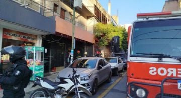 Sofocaron un incendio en un local comercial