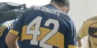 DESTALLES de la espalda y el Nro. que lucirá la nueva camiseta de Boca, a estrenar en el Mundial de Clubes.