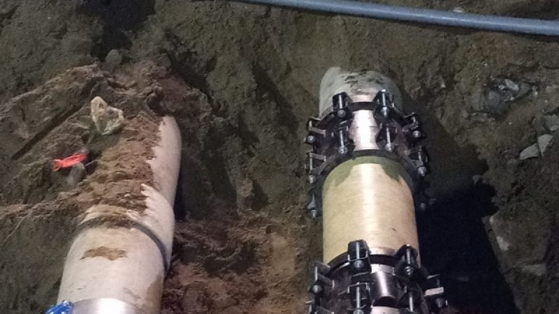 Recuperación de servicio en Valle Chico