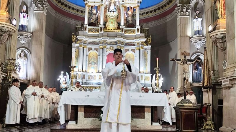 La Iglesia Diocesana vivió con alegría la ordenación de un nuevo Diácono