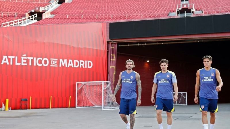 Los argentinos del Atlético y el “Colo” Moreno