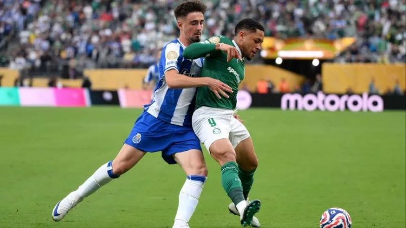 Palmeiras-Porto 0 a 0 como el Inter de Messi