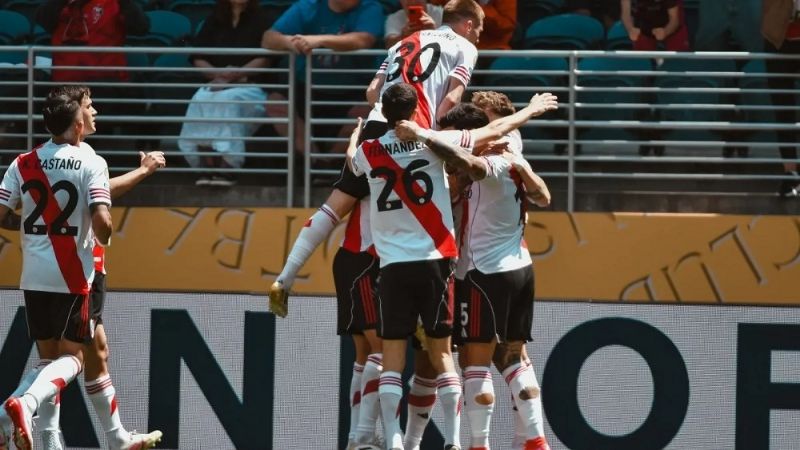 Buen triunfo de River en el debut con Urawa