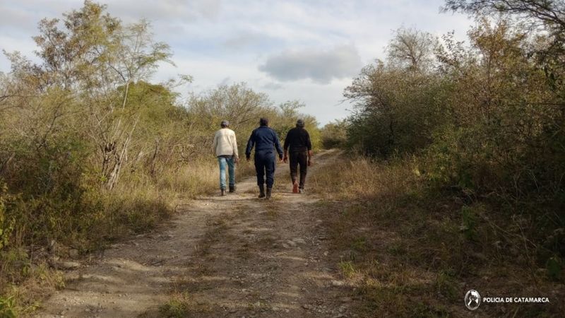 Encontraron a un hombre extraviado en Las Cañas