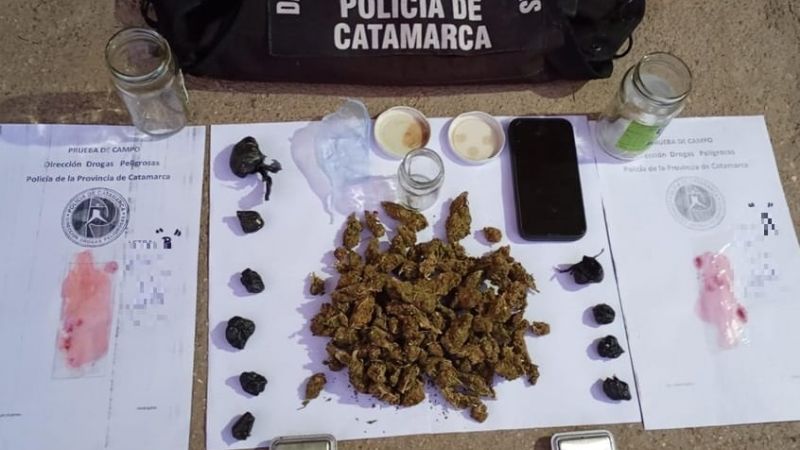 Secuestran estupefacientes en operativo en Andalgalá