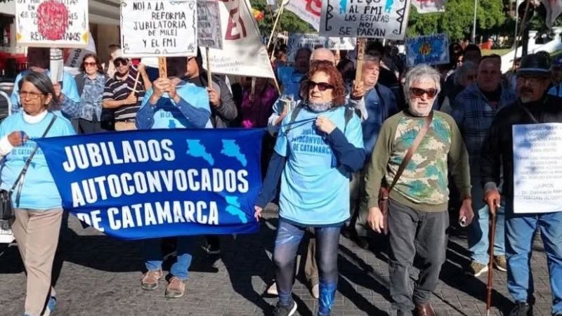 Jubilados Autoconvocados marchan con fuertes reclamos al sistema previsional