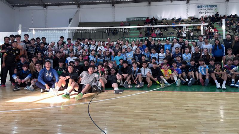 Masiva primera visoria por los Sub16 de vóley