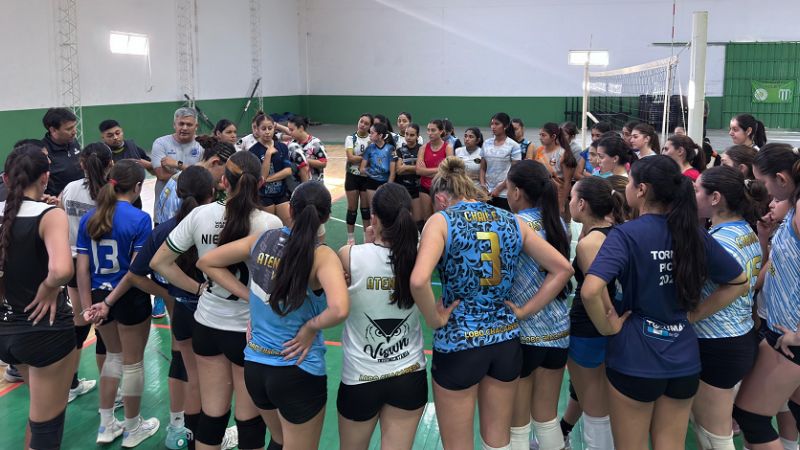 Masiva primera visoria por los Sub16 de vóley