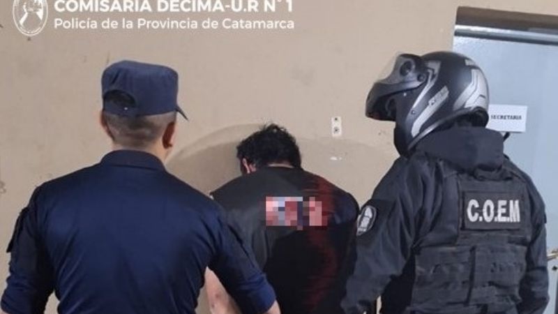 Policías aprehendieron a un arrebatador