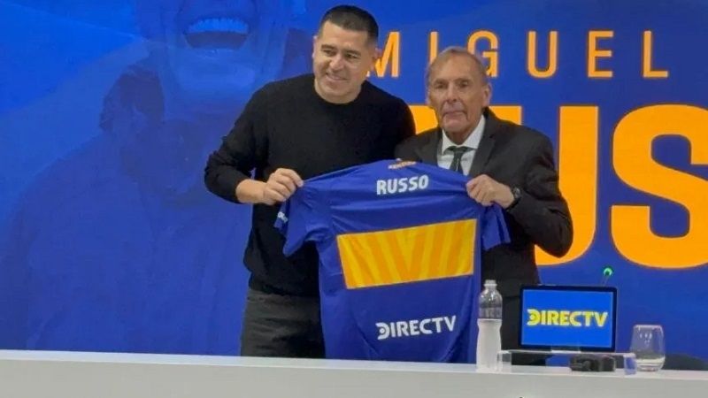 Al fín…, Russo ya está como DT de Boca