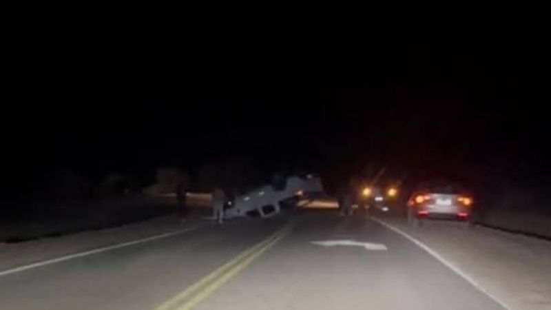 Volcó una camioneta en Tinogasta