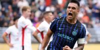 LAUTARO MARTÍNEZ, con una sorpesiva chilena logró el empate, que abrió el camino del triunfo para el Inter ante el Urawa.