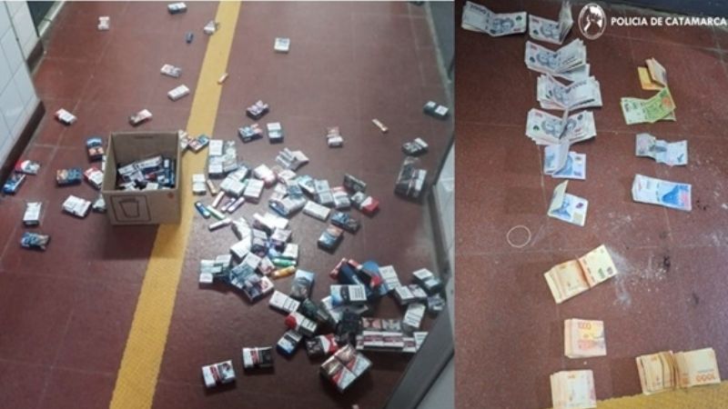 Robó en el hospital y perdió todo el botín durante la huida