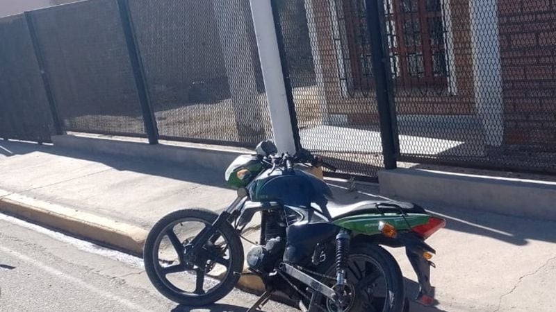 Recuperan una motocicleta sustraída